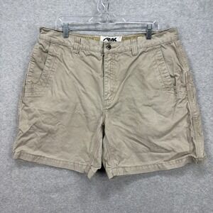 Mountain Khakis Shorts Mens 38 Tan Canvas Utility Work Hiking Camp Classic Y2K